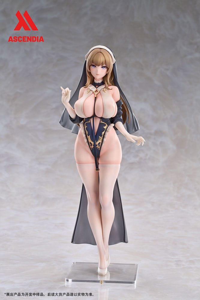 Original Character PU Statue Lily Nun - 1/6 Scale Illustration by Chowbie