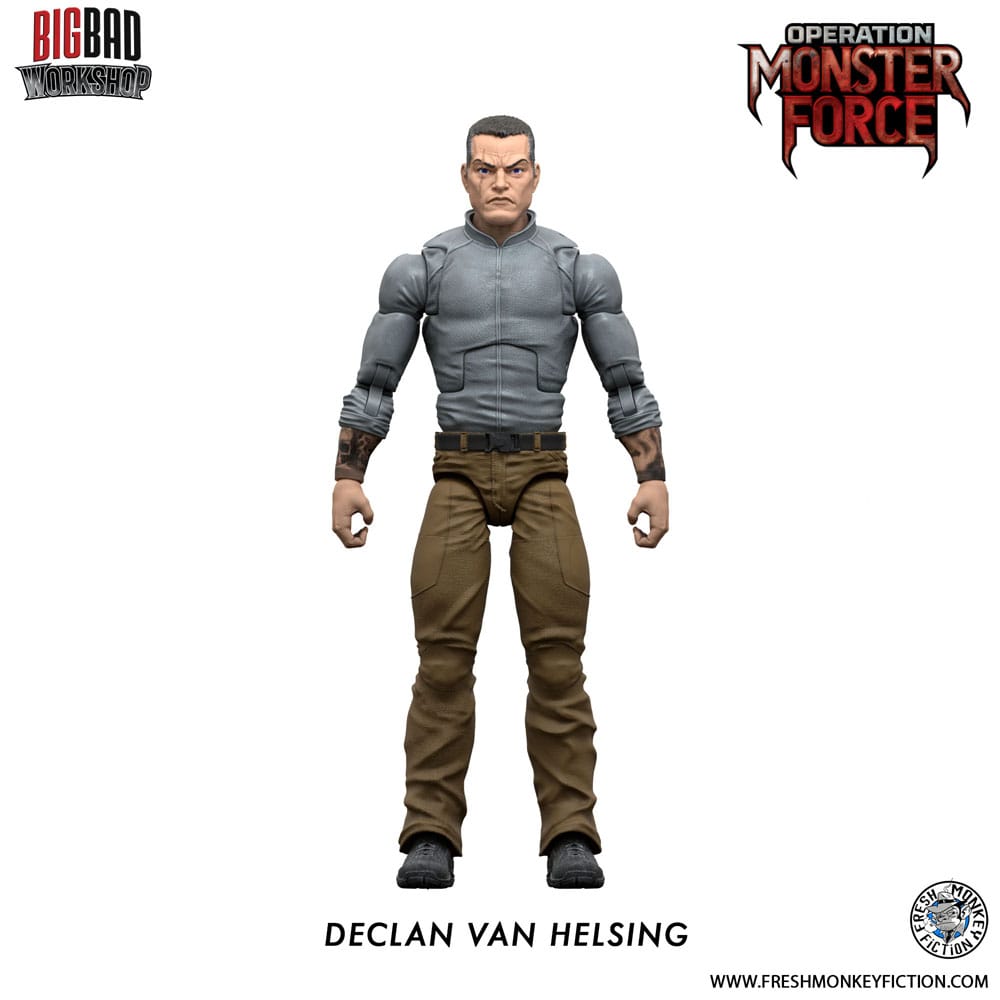 Operation: Monster Force Declan Van Helsing 1/12 Action Figure 15cm