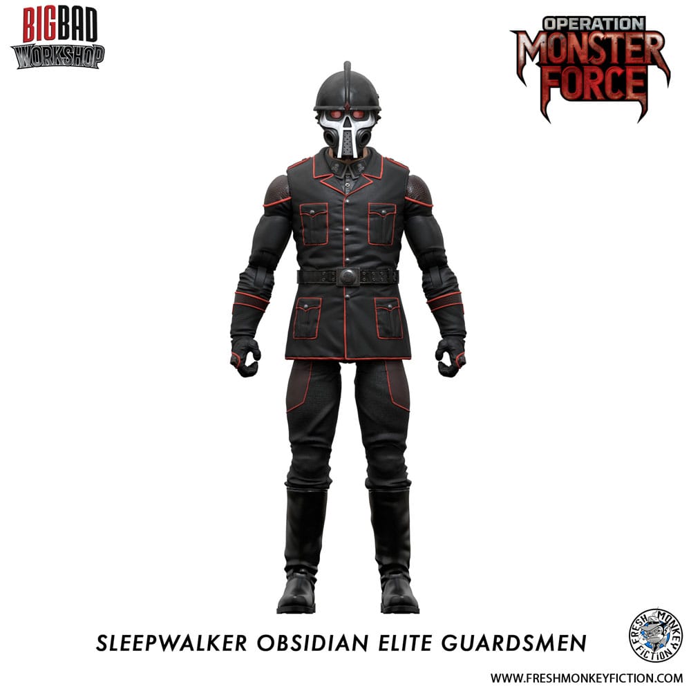 Operation: Monster Force Sleepwalker Obsidian Elite Action Figure 15 cm