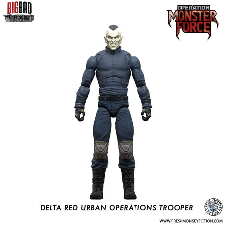 Delta Red Urban Operations Trooper Action Figure 1/12 - Operation: Monster Force