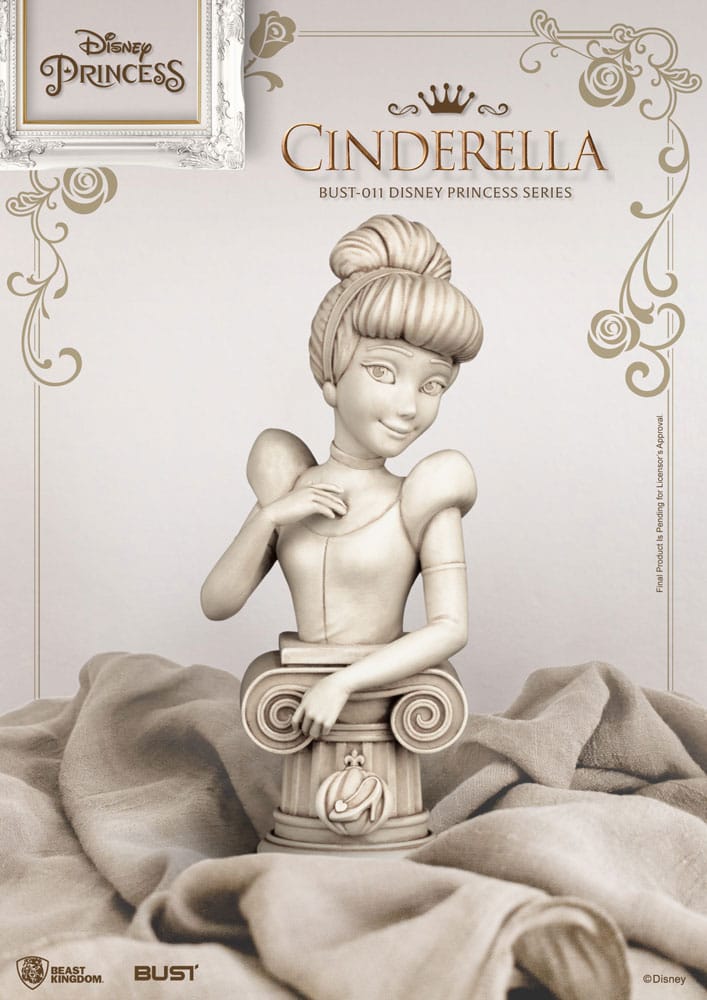 Disney Princess Cinderella Bust by Beast Kingdom, 15cm