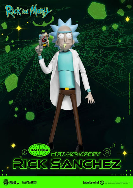 Rick and Morty Dynamic 8ction Heroes Rick Sanchez Action Figure by Beast Kingdom