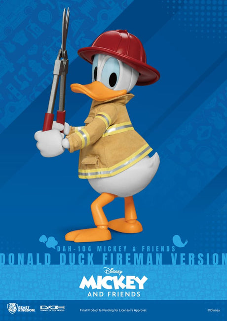 Donald Duck Fireman - Mickey & Friends Dynamic 8ction Heroes Figure