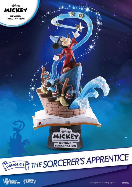 Mickey Beyond Imagination D-Stage PVC Diorama - Sorcerer's Apprentice