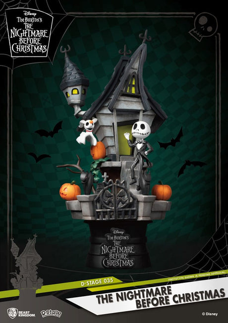 Nightmare Before Christmas D-Stage Diorama: Jack's Haunted House by Beast Kingdom