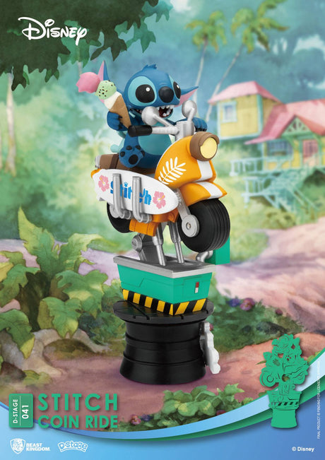 Beast Kingdom Disney D-Stage Stitch Scooter Riot Diorama