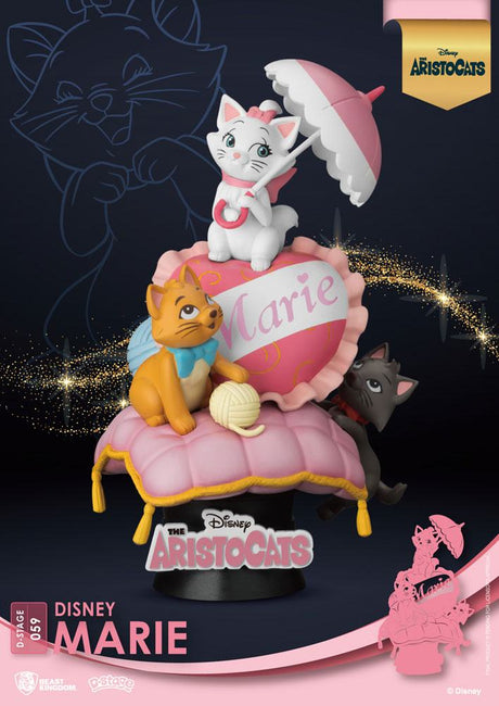 Disney Classic Animation Series D-Stage Marie PVC Diorama 15cm