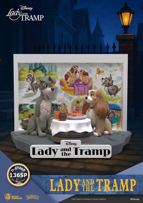 Disney D-Stage Lady and the Tramp PVC Statue - 12 cm