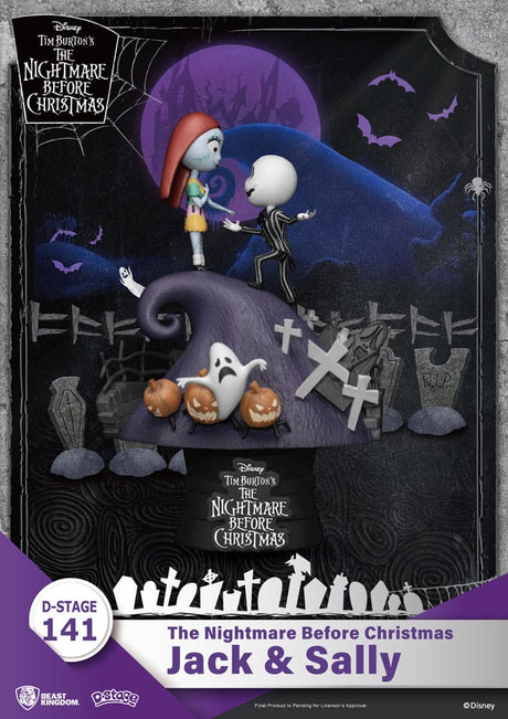 Nightmare Before Christmas Jack & Sally D-Stage Diorama (15 cm)