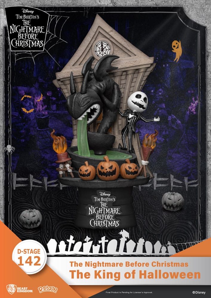 Nightmare Before Christmas King of Halloween D-Stage PVC Diorama, 15 cm