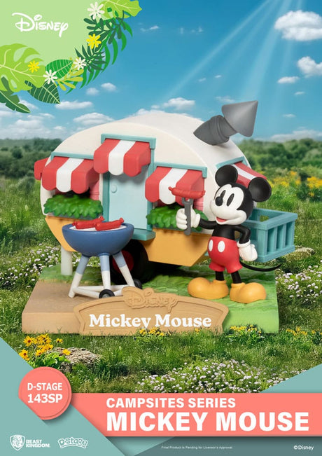 Disney's Mickey Mouse D-Stage Glamping Series PVC Diorama by Beast Kingdom
