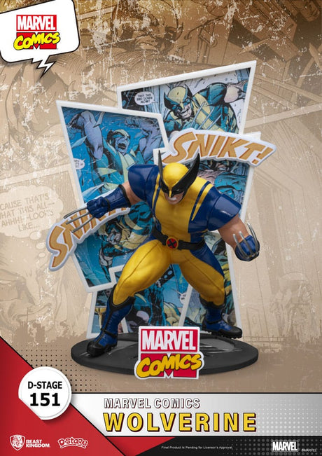 Marvel D-Stage Wolverine PVC Diorama - 16cm by Beast Kingdom Toys