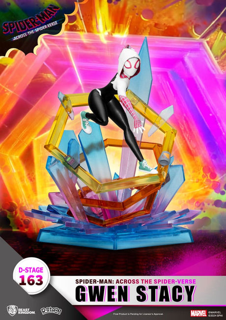Spider-Man: Across the Spider-Verse D-Stage Diorama, Gwen Stacy, Beast Kingdom, 15cm