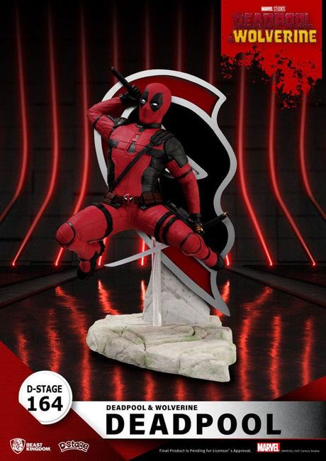 Deadpool Marvel D-Stage PVC Diorama - 16cm Beast Kingdom Collectible