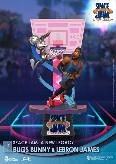 Space Jam: New Legacy - Bugs & Lebron D-Stage PVC Diorama (15cm)