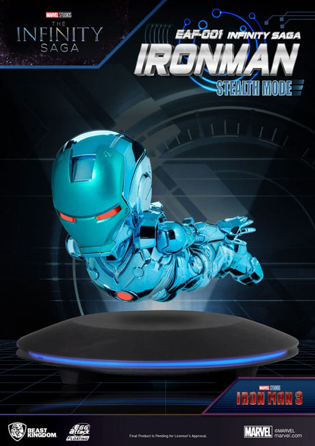 Marvel Egg Attack Floating Iron Man Stealth Mode Figure 16 cm