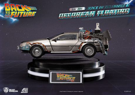 Back to the Future II DeLorean Egg Attack Floating Statue 20 cm - Standard Version