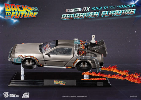 Back to the Future II DeLorean Floating Statue by Beast Kingdom - Deluxe Version