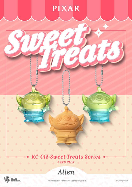 Beast Kingdom Pixar Dessert-Inspired Keychains, 3-Pack