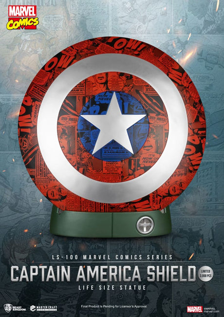 Marvel Captain America Shield Life Size Statue by Beast Kingdom