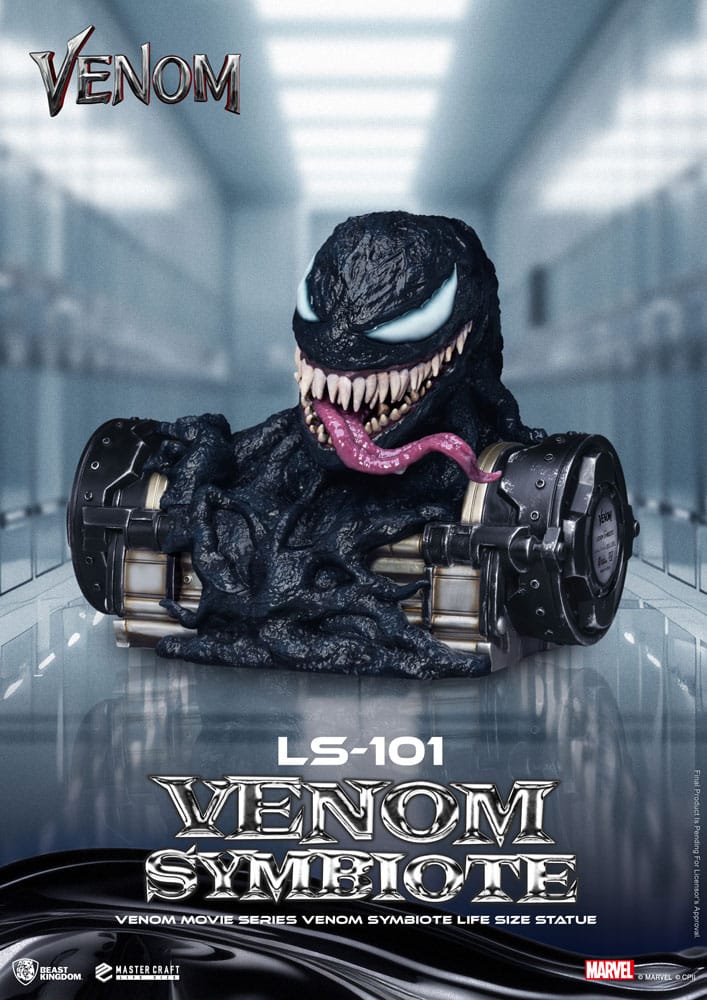 Venom Movie Series Life-Size Statue - Symbiote 24 cm