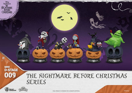 Nightmare Before Christmas Mini Diorama Stage Figures: 10cm