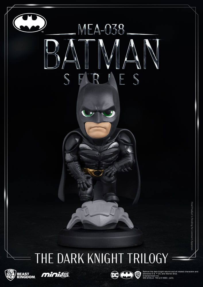 Dark Knight Trilogy Batman Mini Egg Attack Action Figure 8cm