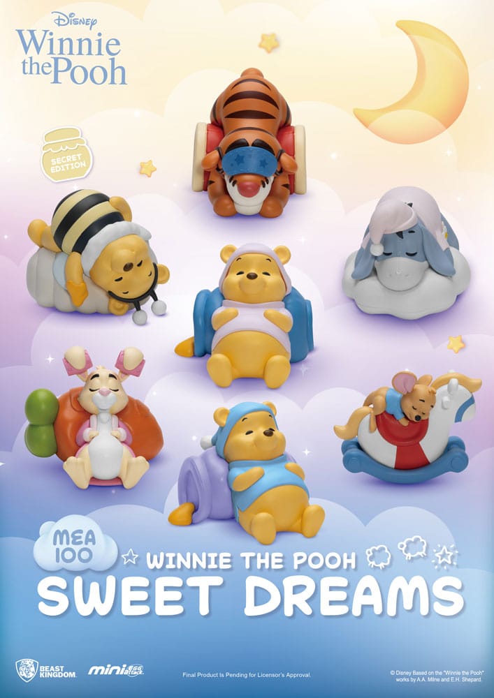 Winnie the Pooh Mini Egg Attack 'Sweet Dreams' Blind Box Figures (6 cm)