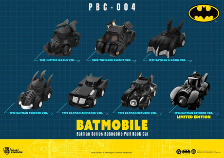 Batman Pull Back Cars Blind Box - Mini Batmobiles 6-Pack