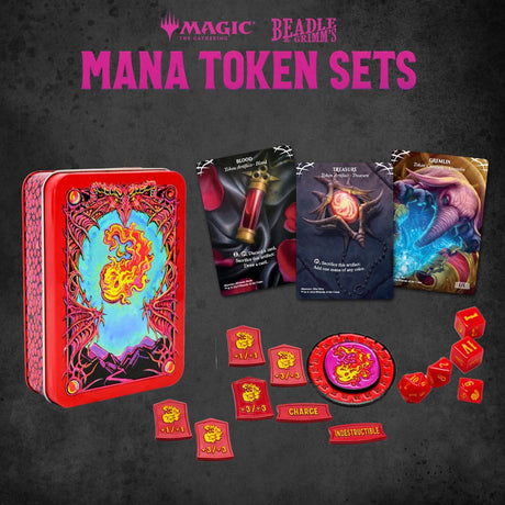 Magic the Gathering: Red Mana Dice & Token Pack by Beadle & Grimm's