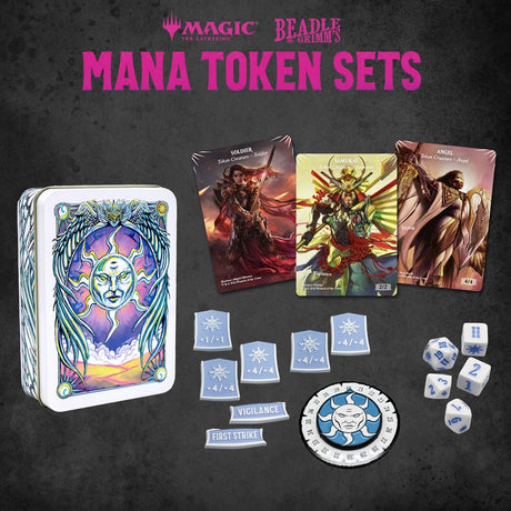 Magic the Gathering White Mana Dice & Token Pack