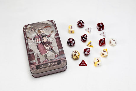 Character Class Classic RPG Dice Set - Bard Edition (14 Pieces)