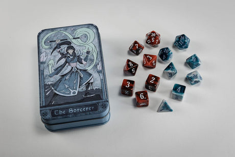 Sorcerer's Classic RPG Dice Set - 14 Polyhedrals by Beadle & Grimm's