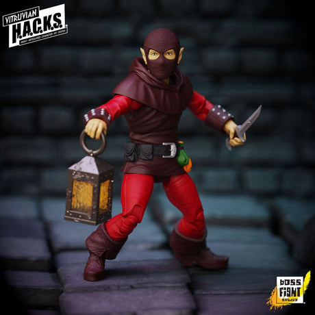 Vitruvian H.A.C.K.S. Halfling Scout Dwynn Dellos Action Figure