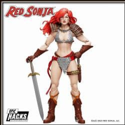 Red Sonja H.A.C.K.S. Deluxe Action Figure - 50th Anniversary Edition