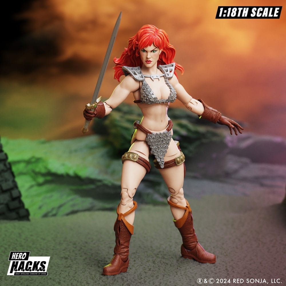 Red Sonja Hero H.A.C.K.S. Action Figure