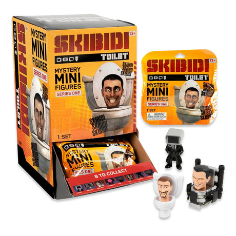 Skibidi Toilet Bonkers Toys S1 Minifigures Display (24-Pack)