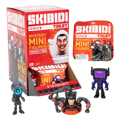 Skibidi Toilet Bonkers Toys Minifigures - Series 2 Display (24)