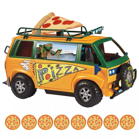 TMNT: Mutant Mayhem Pizzafire Van by Playmates, 20 cm