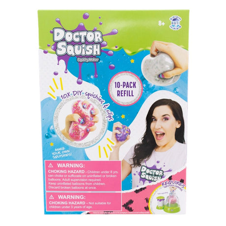 Doctor Squish Squishy Refill Pack - 10 Pieces by Boti