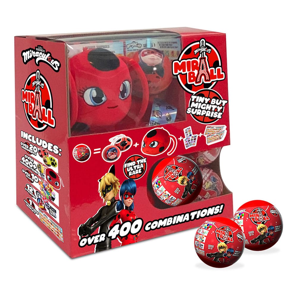 Miraculous Ladybug & Cat Noir Mystery Miraball Display (24)