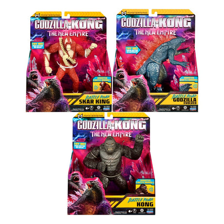 Godzilla x Kong Deluxe Action Figures 18cm Set (4) - BOTI