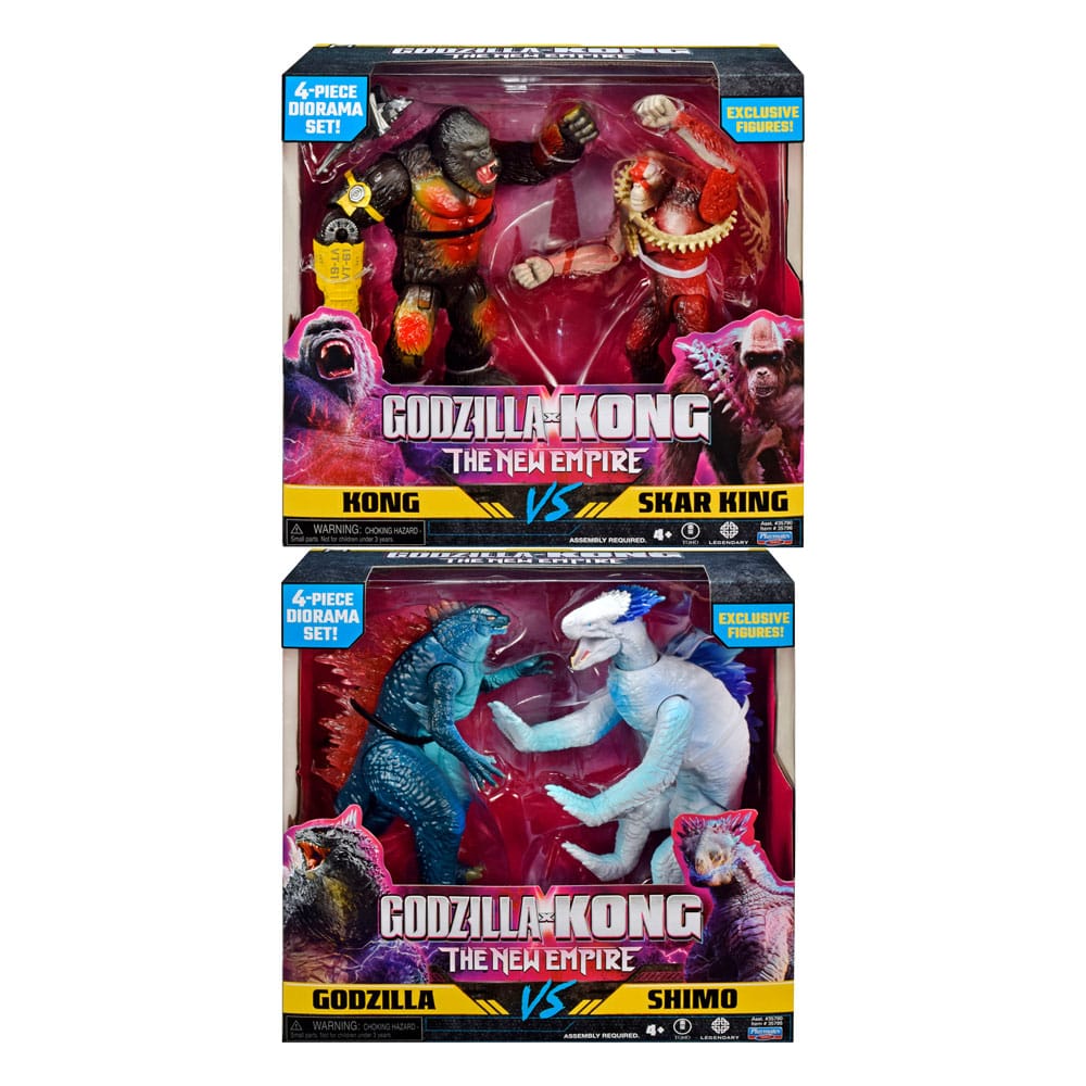 BOTI Godzilla x Kong 'Empire' 15cm Action Figure Set