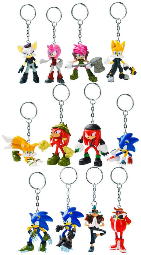 Sonic Prime 7 cm Figural Keychain Display Pack (12)