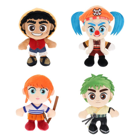 One Piece 20cm Plush Figures (Set of 9)