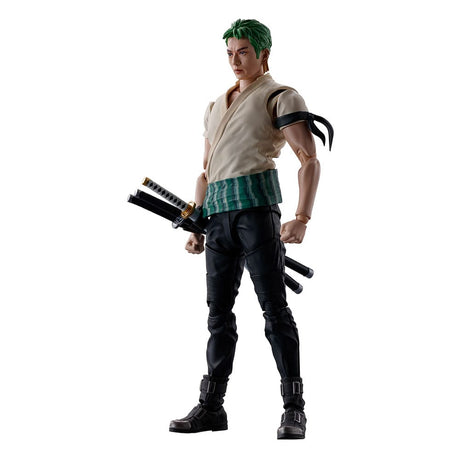 One Piece S.H. Figuarts Roronoa Zoro Action Figure (Netflix, 14 cm)