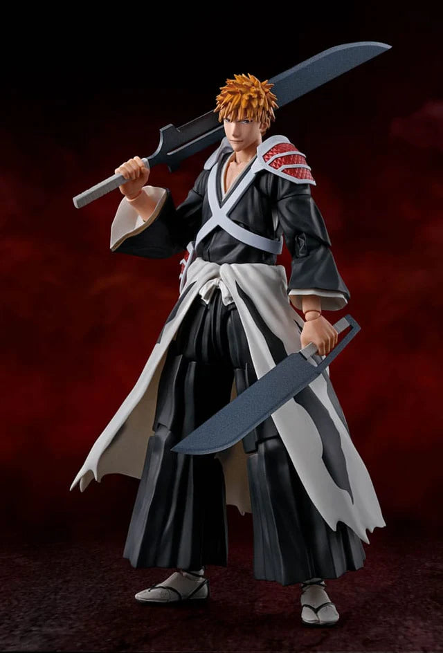 Bleach Thousand Year Blood War Ichigo Kurosaki Dual Zangetsu 16cm S.H. Figuarts Action Figure
