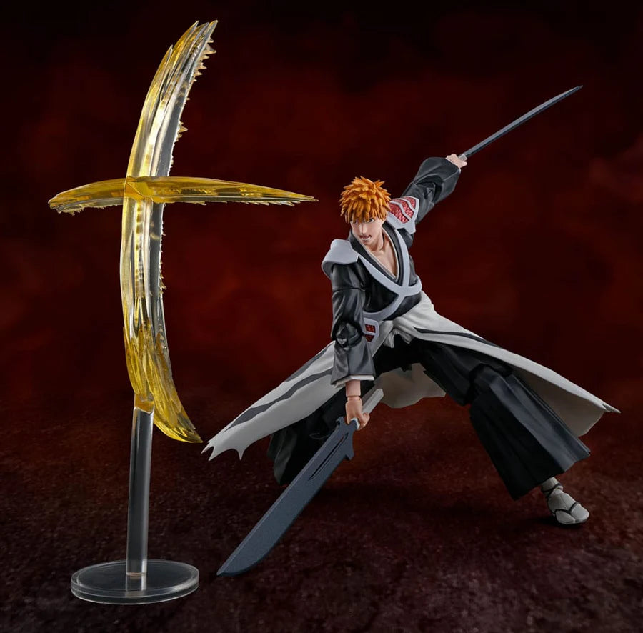 Bleach Thousand Year Blood War Ichigo Kurosaki Dual Zangetsu 16cm S.H. Figuarts Action Figure