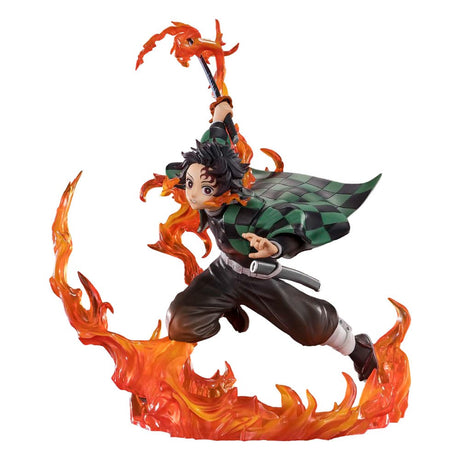Demon Slayer Tanjiro FiguartsZERO PVC Statue (Rengoku's Sword Guard Edition)