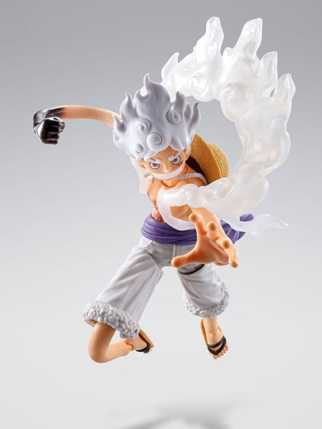 One Piece S.H.Figuarts Monkey D. Luffy Gear 5 Action Figure - 15cm